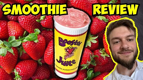 Booster Juice Strawberry Sunshine Smoothie Review