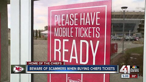 Woman saves all year for Chiefs playoffs tickets only to be scammed