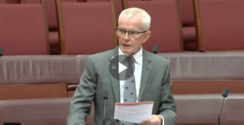 Australian senator Malcolm Roberts: "The WEF have now turned their evil agenda to food.