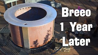 Breeo Firepit 1 Year Later