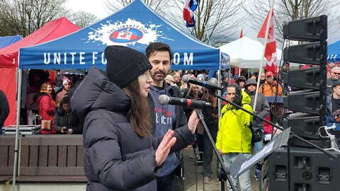 WHO Vaccine Canadian Treaty - Vancouver Super Protest