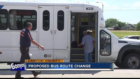 ValleyRide proposes bus route changes in Canyon County