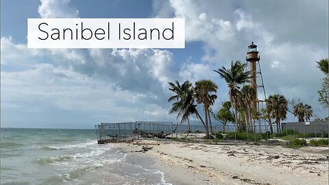 Sanibel Island. Walking to Lighthouse Beach before it opened to see the Sanibel Lighthouse.