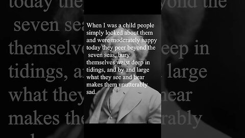 Mark Twain Quote - When I was a child...