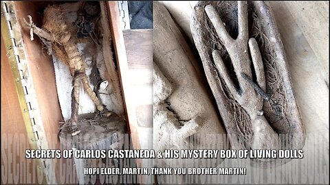 Secrets of Carlos Castaneda & His Mystery Box of Living Dolls, Hopi Elder, Martin, Look!