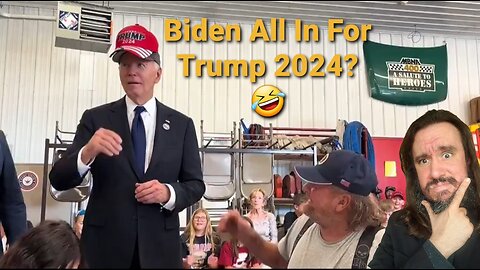 Biden Puts On A Trump 2024 Hat In Viral Moment