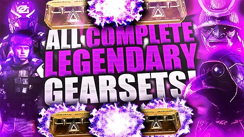 COD AW: "COMPLETE LEGENDARY GEAR-SETS!" HUGE LEGENDARY GIVE-AWAY (SPARTAN GEAR)!