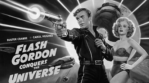 FLASH GORDON CONQUERS THE UNIVERSE (1940) Buster Crabbe & Carol Hughes | Sci-Fi, Serial | B&W