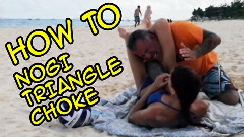 How to Triangle Choke | BJJ Self defense Fundamentals | BJJ for Beginners | Bikini BJJ