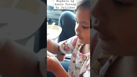 nagdala ng kanin tutong sa Jollibee 🤣 #jollibee #extrarice #laughtrip #familyvlog