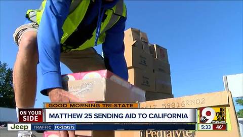 Matthew 25: Ministries sends disaster response team to help California wildfire victims