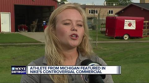 Michigan athlete turned homecoming queen featured in new 'Dream Crazy' Nike ad