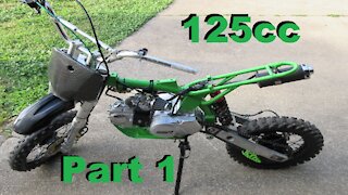 Pit Bike Mini Bike Pocket Bike Dirt Bike Lifan SSR 125cc Carbon Fiber