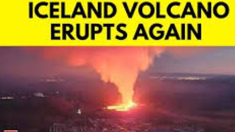 Iceland volcano Eruption 2024