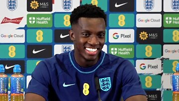 'Man Utd win was MASSIVE! We know the history of that game!' | Eddie Nketiah | Ukraine v England