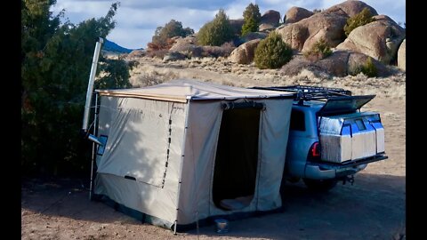 Living in a 4x4 Truck in Colorado Rockies: Love Life on the Road & New Campsite