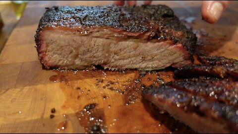 Overnight Smoked Beef Brisket - Tommy Smoker