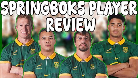 SPRINGBOKS PLAYER RATINGS - Australia vs South Africa 2nd test Perth