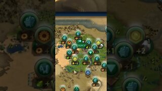 #oneturnadaychallenge #civ6 – Turn 37 - EARLY EMPIRE! #shorts