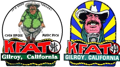 KFAT Country Music Radio in Gilroy, California (1975-1983)