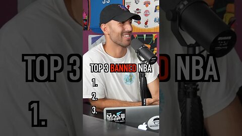 THE TOP 3 PEOPLE BANNED FROM THE NBA?! #shorts #nba #sportslover #top3 #banned