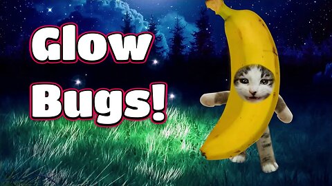 Banana Cat Likes To Catch Fireflies! 🦗