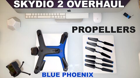 Skydio 2: Blue Phoenix! - How to Correctly Install Propellers - Drone Overhaul (4K)