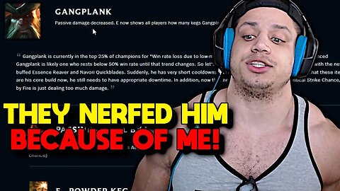 Tyler1 NERFED Gangplank