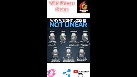 🔥Why weight loss is not linear🔥#fitness🔥#wildfitnessgroup🔥#shorts🔥