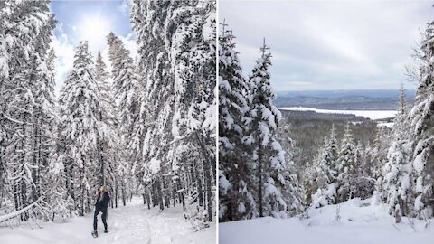 Ce « hike » à 30 minutes de Québec va te donner l'impression de débarquer au Pôle Nord