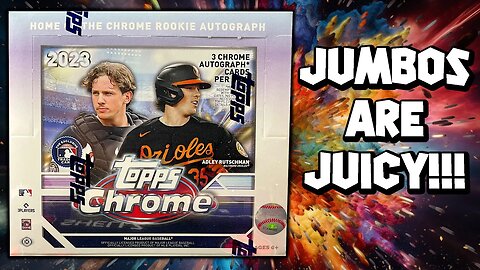 2023 TOPPS CHROME JUMBO BOX OPENING!!! NEW BASEBALL CARDS RELEASE!!!