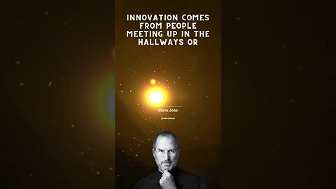 Steve Jobs Inspiring Words on Motivation | Success Quotes by #SteveJobs #shorts #motivation #quotes