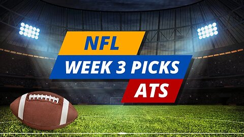 NFL Week 3 Picks ATS