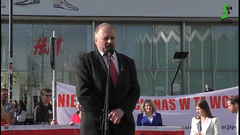 Rafał Mossakowski: "Bezpieczna" aborcja i inne liberalne a zarazem lewackie cele "zrównoważonego rozwoju" ONZ oto prawdziwe fundamenty globalnego pokoju! Marsz "Polska za Pokojem" 06.04.2024