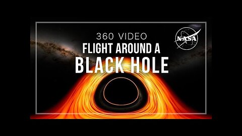 360 Video: NASA Simulation Shows a Flight Around a Black Hole