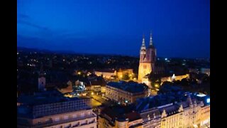 Youtuber faz BASE jumping a partir da Catedral de Zagreb