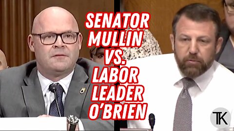 GOP Sen. Mullin and Labor Leader almost FIGHT in Senate Hearing