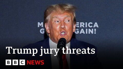 Donald Trump: Jurors threatened over indicting former President in Georgia - BBC News