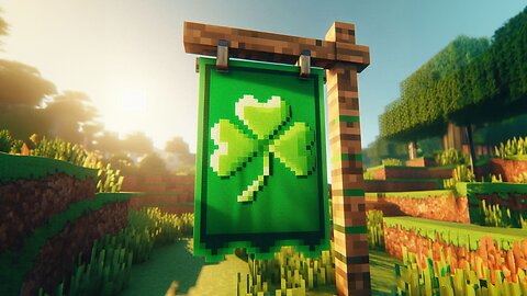 How To Make A Clover Banner In Minecraft