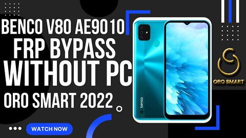 BENCO V80, AE9010 FRP BYPASS 2022 || BENCO V80 GOOGLE ACCOUNT REMOVE