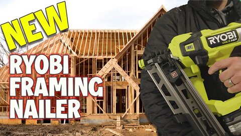 Ryobi JUST WENT PRO - New RYOBI Cordless Framing Nailer (HANDS ON) review