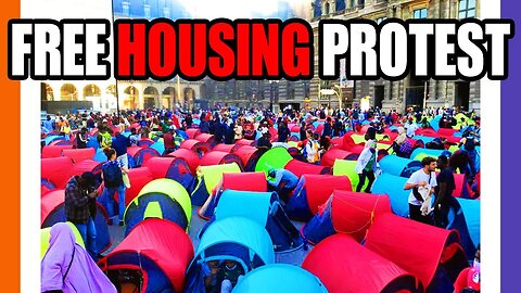 Mlgrants Protest For Free Housing In Paris 🟠⚪🟣 NPC Global