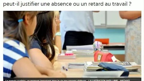 Rentrée scolaire : le retour à l'école de mon enfant peut-il justifier une absence ou un retard ....