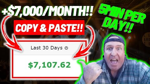 Earn +$7,000 Per Month With Only 5min Work Per Day!! 🤑 Make Money Online 2023