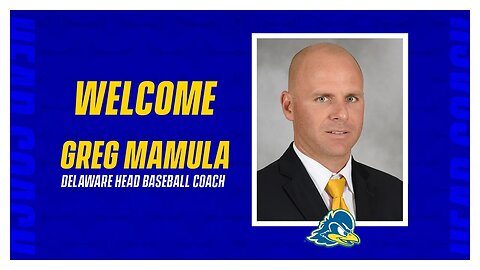 Friday November 25th, my guest will be Delaware University Head Coach, Greg Mamula ! #baseball