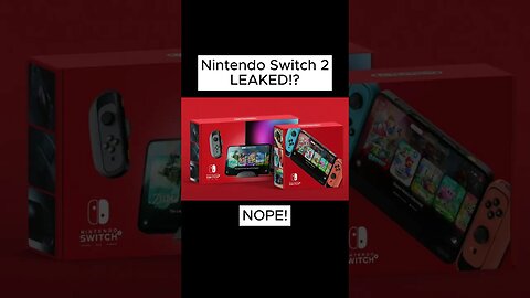 #NintendoSwitch2...Not Leaked #NintendoSwitch #MockUp #NotALeak #FanMade #Gamer