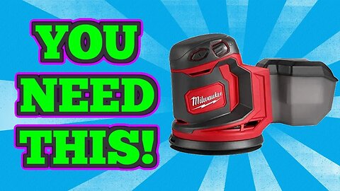 You Need This Milwaukee Cordless Orbital Sander!