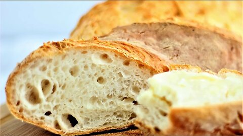 Easy, Crusty Gluten Free Artisan Bread That's Just Like Regular Bread (and has the same TEXTURE!!!!)