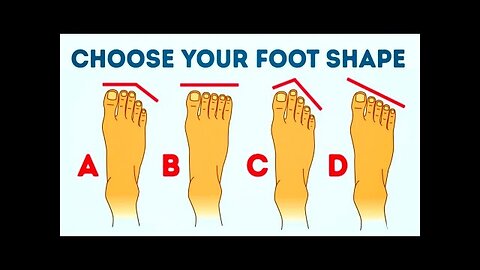 WHAT YOUR FOOT SHAPE REVEALS ABOUT YOU