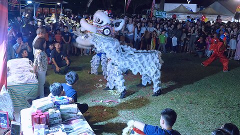 Lion Dance Drumming Firecracker Vietnamese TET Hội Chợ Tết Mậu Tuất Wanneroo Perth Australia